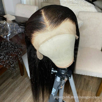 Wholesale Cheap Raw Indian Virgin Human Hair 13x4 13x6 Full Hd Lace Front Wig Human Hair Swiss Lace Frontal Wig For Black Women